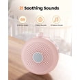 thumbnail image 2 of Sound Machine - Portable Sound Machine for Baby Adult, Features Powerful Battery, 21 Soothing Sound, Noise Canceling for Office & Sleeping, Sound Therapy for Home, Travel, Gift, 2 of 4