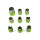 thumbnail image 1 of Bearachild 9 Uds. Molde para pastel de galletas de frutas, molde cortador de dibujos animados, herramientas de corte en forma de galleta de acero inoxidable Cocina y Comedor Bearachild HA018110-00, 1 of 1