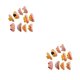 thumbnail image 3 of Advancent 10 Pcs Halloween Fake Ugly Fancy Cosplay False Wacky Denture Gift Rotten Prop Model Day Prank Masquerade April Toys Fool's Como se muestra 2piezas Advancent CBP585740, 3 of 5