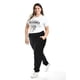 thumbnail image 2 of Pantalon jogger efecto vinil Roman Fashion /Tallas Extras, 27028 (Negro) negro 40, 2 of 6