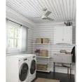 thumbnail image 6 of Hunter 44 inch Indoor Ceiling Fan No Light - Modern Ceiling Fan without Light, 3 Blades, Standard Mount, For Bedroom, Living Room, or Kitchen, Wall Control - Presto 51849, Matte Nickel, 6 of 16