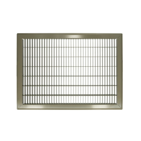 

14 in. Wide x 20 in High Rectangular Floor Return Air Grille of Steel for Duct Opening 14 in. W x 20 in H- Free 2-3 Business Day Delivery