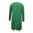 thumbnail image 5 of CEHVOM Women Autumn Casual Full Sleeve V-Neck Printed Splicing Dress, 5 of 5