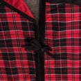 thumbnail image 4 of Vickerman QTX17611 60 in. Red & Black Mackenzie Collection Tree Skirt, 4 of 4