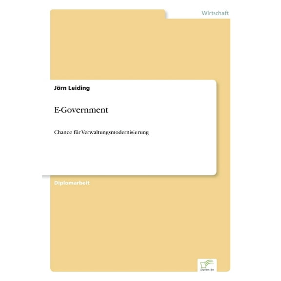 E-Government: Chance für Verwaltungsmodernisierung, (Paperback)