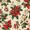 Christmas Poinsettia, variant on Mini Backpack Purse for Women Travel Daypack Casual Shoulder Bag, Christmas Candy Cane