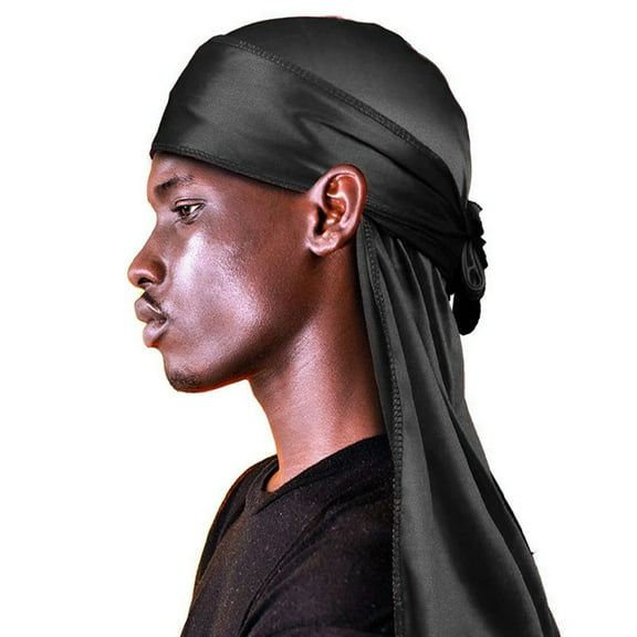 SOPOTUTU 2-Pack Black Pirate Bandanas for Men, Ideal for Cosplay, Costume Parties, Outdoor Activities, and Everyday Use