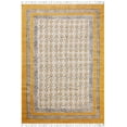 thumbnail image 1 of Casavani Handmade Cotton Dhurrie Living Room, Dining Room Rug Outdoor Patio Rug, Yellow 12x12 feet, 1 of 6