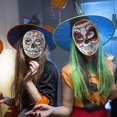 thumbnail image 1 of 2 unids festivales muertos Disfraz de broma Anónima completas Decoración Partido Masquerad Yotijar cubierta de la cara de la fiesta, 1 of 10