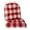Red, variant on Klear Vu Patio Indoor/Outdoor 19" x 18" Jurby Chair Cushion - Set of 2