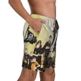 thumbnail image 3 of Haikyuu Anime Men's Beach Shorts Swim Trunks Casual Quick Dry Board Shorts Swimwear Pants with Mesh Lined and Pockets, 3 of 8