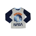thumbnail image 4 of NASA Boys Classic 2 Pc Long Sleeve Long Pant Fleece Pajama Set, Sizes 4-12, 4 of 4