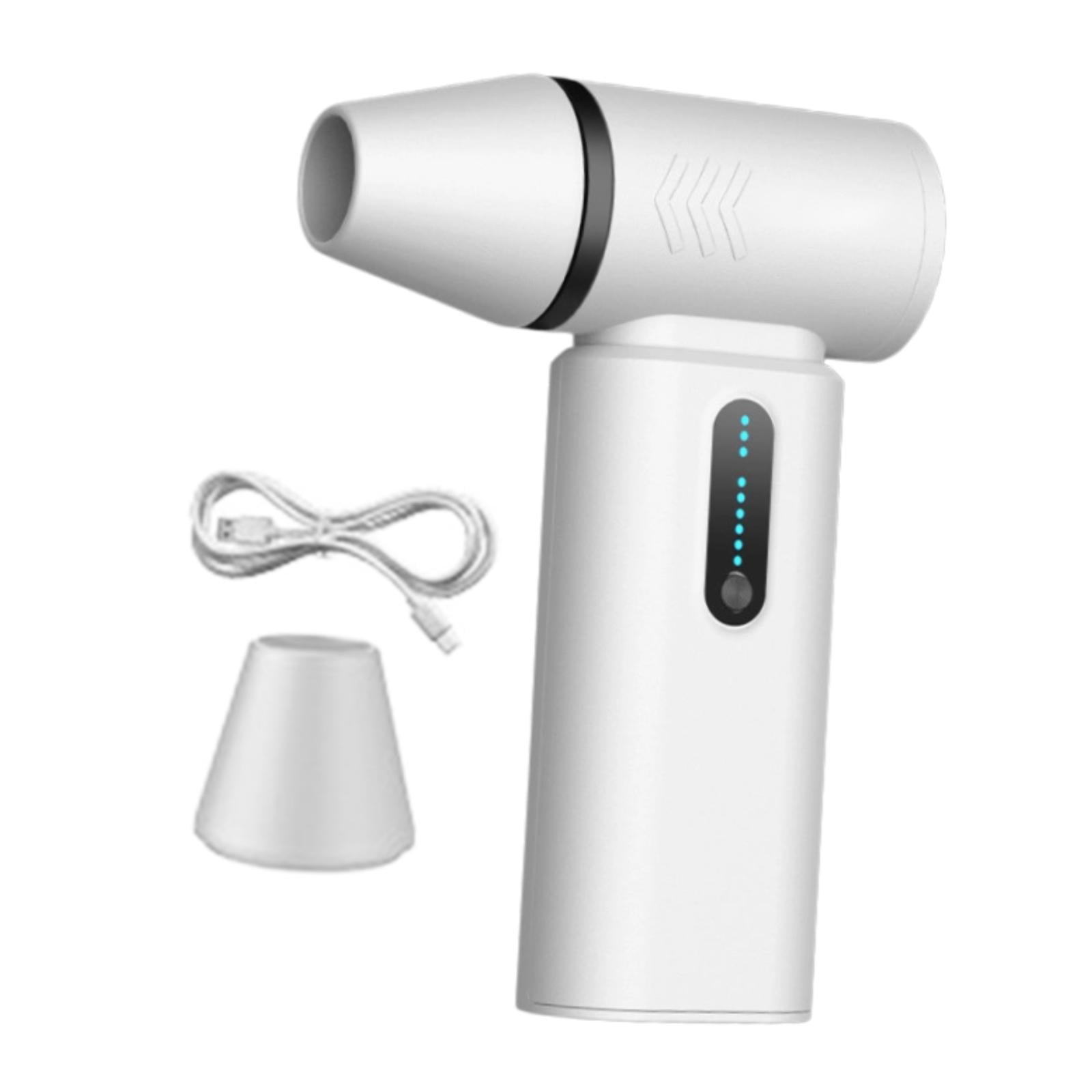 Baoblaze Compressed Air Duster Powerful Fan for Efficient Cooling Hair Cleaning White