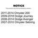 Bras de Suspension avant Inférieur vers l'Arrière TOR-K201185 pour Dodge Voyage Chrysler Vengeur 200 Sebring – image 2 sur 2