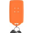 thumbnail image 3 of Accessoire Clé Orange-Voiture Compatible avec Renault Smart Key 4 Boutons - Coque en Silicone Souple avec Porte-Clés, 3 of 5