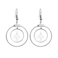 thumbnail image 1 of Los pendientes cuelgan del aro de la joyería del círculo de la gota Unbranded M, 1 of 3