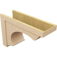 thumbnail image 5 of 12"W x 36"D x 24"H Classic Emerson Rough Cedar Woodgrain TimberThane Corbel, Primed Tan, 5 of 6