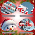 thumbnail image 4 of Snowman Decorations Tis the Season Banner Christmas Parties Winter Wonderland Holiday Celebrations Festive Decor, 4 of 9