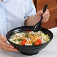 thumbnail image 3 of Thickened Plastic Ramen Bowl, Anti-Fall Salad Bowl, Solid Color Spicy Soup Bowl, 3 of 7