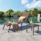 thumbnail image 5 of Chaise Lounge Crestlive Products Aluminio Marrón, 5 of 7