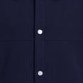 thumbnail image 7 of WIZUTIZ Men's Casual Jacket Solid Color Fashion Lapel Collar Button Closure Pockets Long Sleeve Polyester Coat for Winter Spring Outdoor Daily Party Wear, 7 of 7