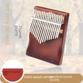 thumbnail image 1 of Beginner-Friendly Yellow Varnished Kalimba (D17S Basic Package) - Portable Steel-Fingered Thumb Piano with Unique Sound for Music Lovers, Versatile Instrument for Easy Learning & On-the-Go Play, 1 of 5