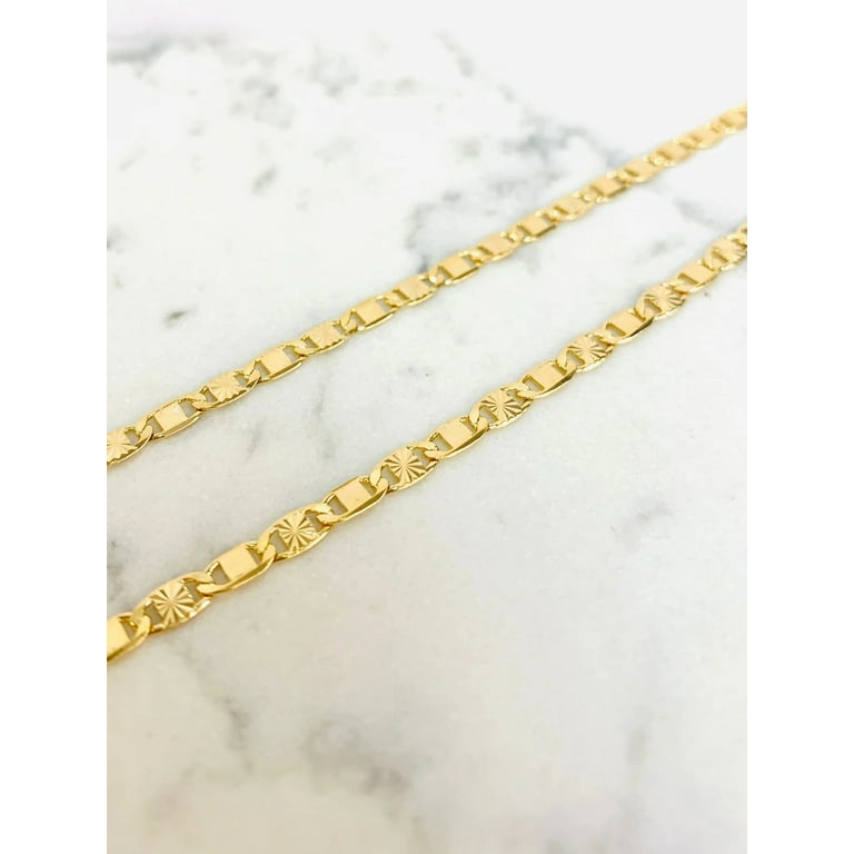 14K Gold Filled Valentino Chain / Baby Necklace / Kids Jewelry / Valentino  Baby Chain 16 Inch Unisex 