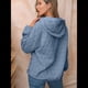 thumbnail image 4 of Sudadera con Capucha para Mujer, Sudadera de Larga, Holgada y con Bolsillos. Azul Mar XL, 4 of 6