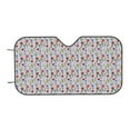 thumbnail image 7 of Haiem Tulips Flowers Car Windshield Sun Shade - Blocks UV Rays Sun Visor Protector, Sunshade to Keep Your Vehicle Cool, Universal Fit SUV Van Sedan-, 7 of 7