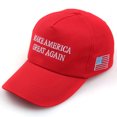 thumbnail image 3 of Gorra de béisbol Sombrero deportivo de moda Sombrero de presidente ajustable Gorra cómoda para el sol de verano Haga que Estados Unidos vuelva a ser grande para deportes al aire libre, 3 of 8