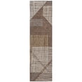 thumbnail image 2 of Addison Rugs Chantille Indoor/Outdoor Transitional Stripes Brown Machine Washable Runner Rug, 2'3" x 7'6", 2 of 8