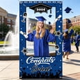 thumbnail image 4 of Tong Graduation Class Of 2026 Graduation Party Photo Booth Prop Congrats Grad Background 2026 Blue And Black Grad Party For High School College Grad, 4 of 4