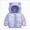 Purple, variant on Winter Jacket for Girls 6 12 18 24 Months 3T 4T 5T Puffer Jacket Kids Warm Zip Up Outerwear School Casual Shiny Jacket for Toddler Outwear Pink Jacket
