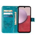 thumbnail image 3 of Case For Samsung Galaxy A25 5G Embossing Butterfly Flip Cover Premium Leather Magnetic, 3 of 5