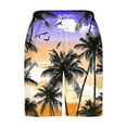 thumbnail image 5 of Xysaqa Men's Big & Tall Bathing Suit Board Shorts Mens Swim Trunks Holiday Hawaiian Beach Shorts Palm Tree Printed Swimsuit Elastic Waist Drawstring 3X 4X 5X Clearance, 5 of 5