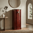 thumbnail image 2 of Hives & Honey - Raelynn Jewelry Armoire: Classic 8-Drawer Design with Vanity Mirror & Lockable Security, Cherry, 2 of 8