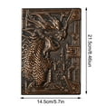 thumbnail image 3 of 3D Embossed Flying Dragon Journal Writing Notebook Hardcover Handmade Daily Notepad,Travel Diary Notebooks To Write In,Gift For Men Women, 3 of 3