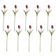 thumbnail image 1 of 10 Uds. De tulipanes falsos de PU, ramo de flores artificiales de tacto Real para decoración de boda, oficina en casa, 1 of 5