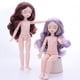 thumbnail image 2 of 2x piel blanca 1/6 articuladas con , cuerpo de muñeca, ojos , accesorio de muñeca DIY, 2 of 9