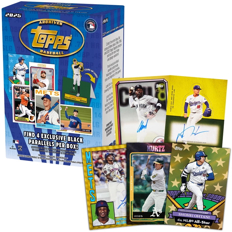 2025 Topps Archives Baseball - Factory Sealed - Value Box 