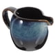 thumbnail image 1 of Jarra de cerámica para crema con asa para café, leche, salsa, aderezos para ensaladas y salsa Elegante diseño azul para uso doméstico y en la cocina, 1 of 8