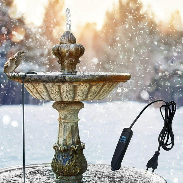 Mistaha Thermostatically Controlled Bird Bath Deicer For Outdoor