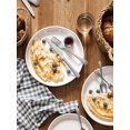 thumbnail image 6 of Dinner Plates Set of 4, 10 Inch Ceramic Flat Dish Set for Kitchen, Serve for Pasta,Steak, Pancake, Microwave, Oven & Dishwasher Safe, Housewarming Wedding Present - Arctic White, 6 of 9