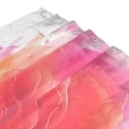 thumbnail image 3 of Bath Curtain & 60x72in Non-Slip Bath Mat Set 12-Grommet Shower Curtain Memory Foam Bath Rug Abstract Rose Watercolor Pattern, 3 of 8