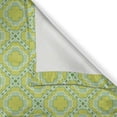 thumbnail image 4 of Ambesonne Mosaic Valance Pack of 2, Floral Vintage Monochrome, 54"X18", Yellow Green Green, 4 of 5