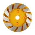 thumbnail image 3 of Copa de diamante para amolar hormigón, disco de amolar, disco de corte en hilera, accesorios de amolado para roca, mármol, granito y cemento. amarillo, 3 of 9