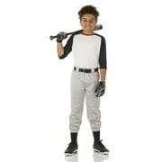 Athletic Works Youth Unisex Baseball/Softball Pants, Size S, Gray