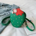 thumbnail image 2 of Women Cute Strawberry Purse Cartoon Messenger Crossbody Handbag Women Outdoor Casual Daily Use Shoulder Bag Small Coin Wallet, 2 of 7