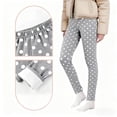 thumbnail image 6 of XXWXYD Girls Fleec𝖾 Lined Leggings Thick Sher𝗉a Warm Sweatpants Kids Stretc𝗁y Elastic Waisted Winter Cozy Soft Tights Thermal Insulated Pants, 6 of 7