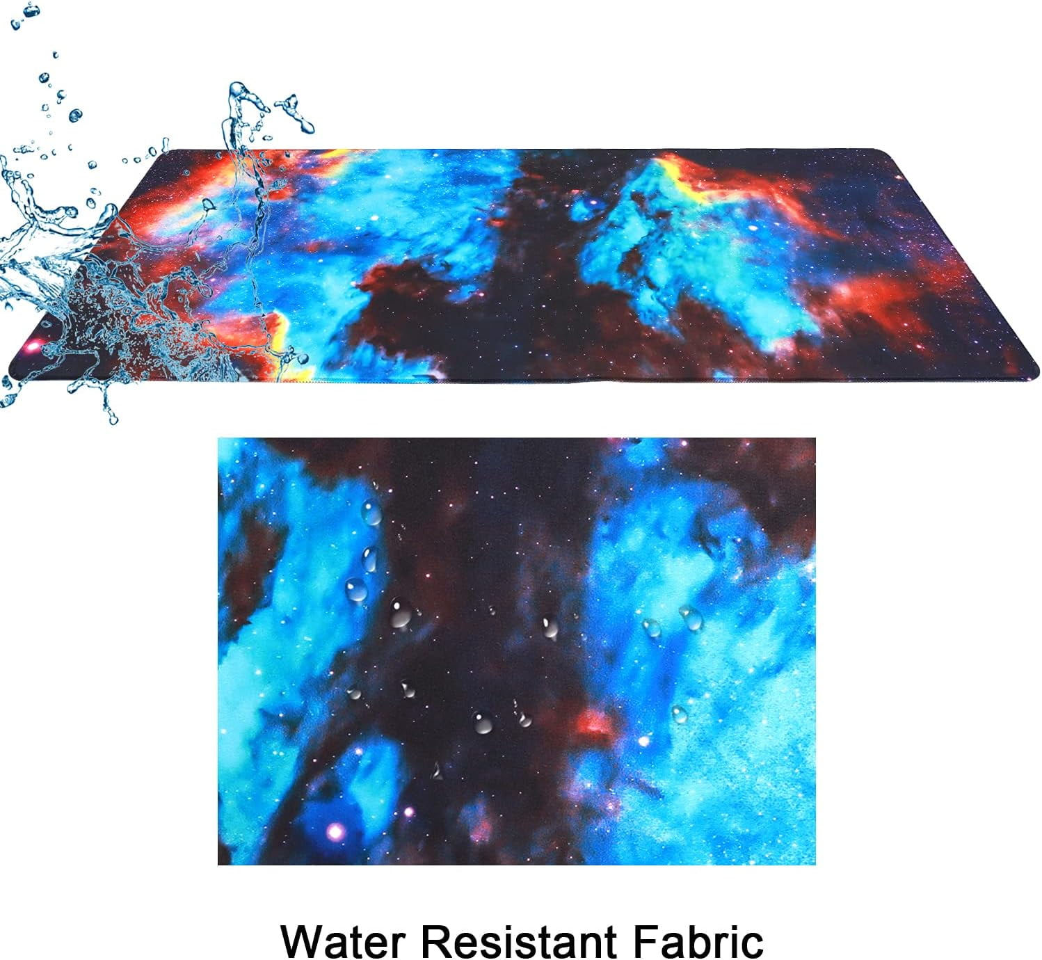 Extra Large Extended Gaming Desk Mat 34.75 x 15.7 inch Mouse Pad - Pattern Galaxy